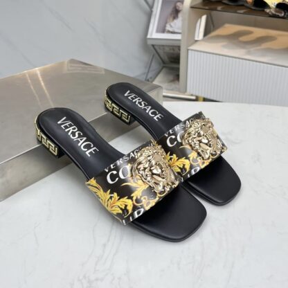 VERSACE flat slide sandals - Image 5