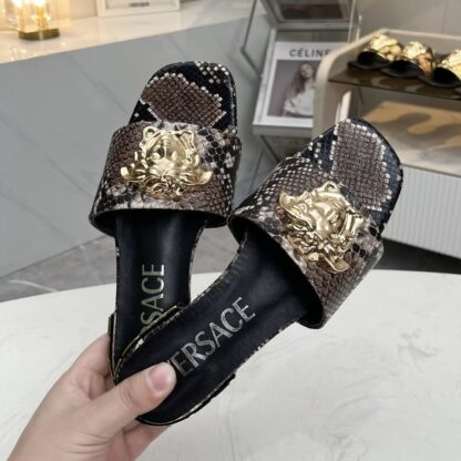 VERSACE flat slide sandals - Image 5