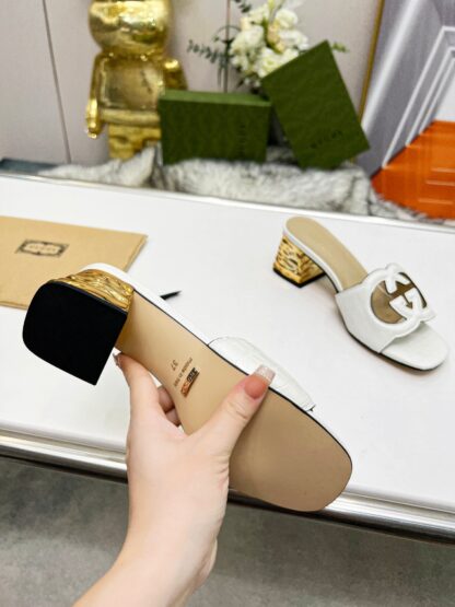 Gucci mid-heel slippers - Image 6