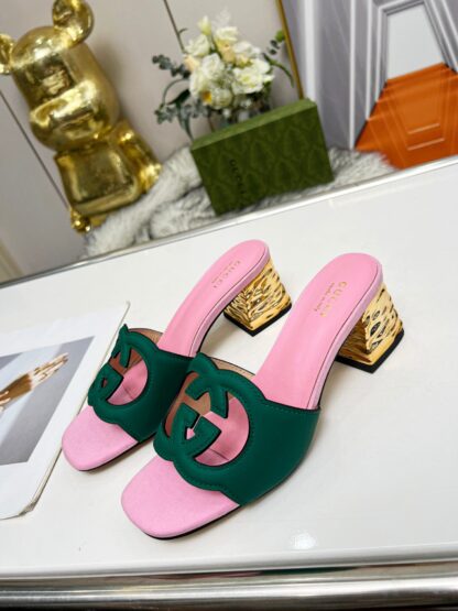 Gucci mid-heel slippers - Image 6