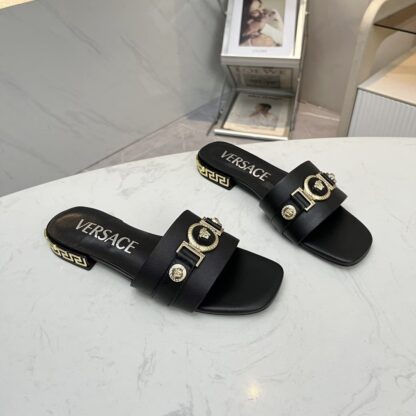 VERSACE flat slide sandals - Image 5