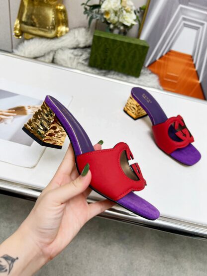 Gucci mid-heel slippers - Image 6