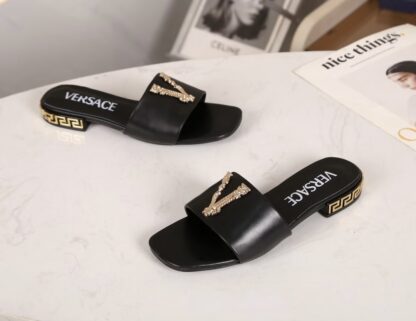VERSACE flat slide sandals - Image 5