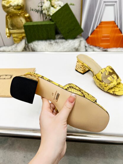 Gucci mid-heel slippers - Image 6