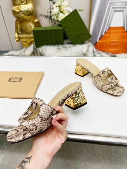 Gucci mid-heel slippers - Image 6