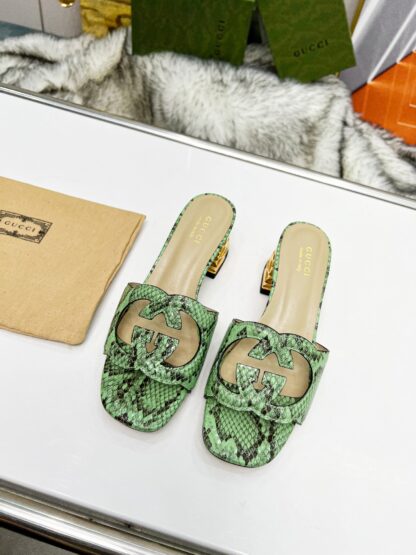 Gucci mid-heel slippers - Image 6