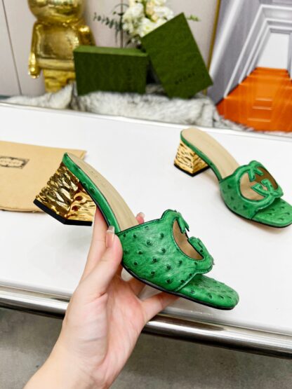 Gucci mid-heel slippers - Image 6