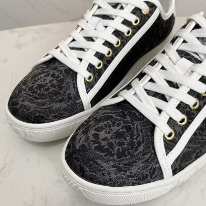VERSACE new versatile canvas jacquard pattern casual men's shoes - Image 5
