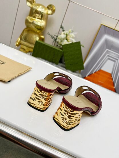 Gucci mid-heel slippers - Image 6