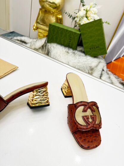 Gucci mid-heel slippers - Image 6