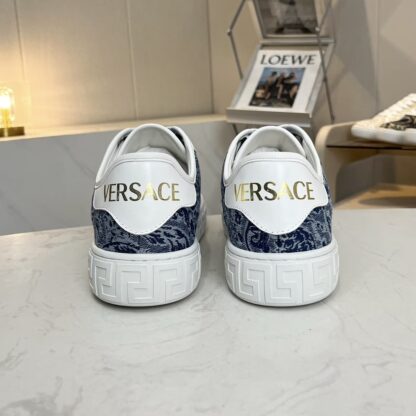 VERSACE new canvas jacquard pattern versatile casual men's shoes - Image 5