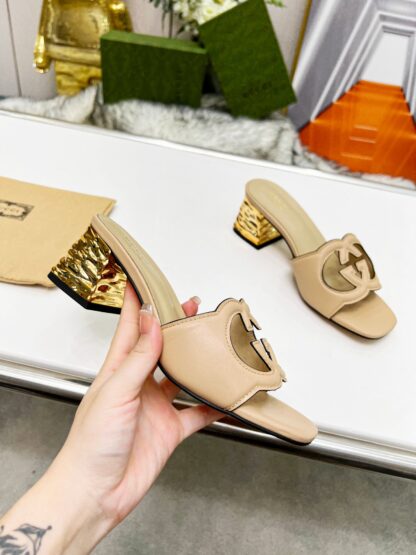 Gucci mid-heel slippers - Image 6