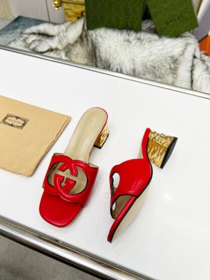 Gucci mid-heel slippers - Image 6