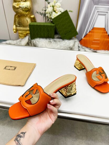 Gucci mid-heel slippers - Image 6