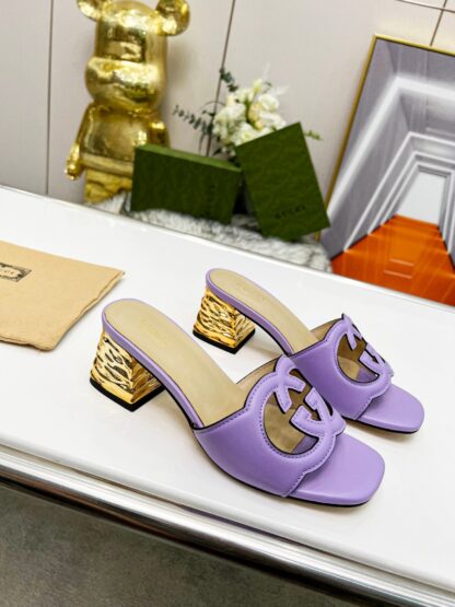 Gucci mid-heel slippers - Image 6