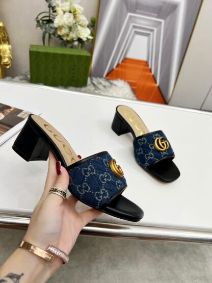 Gucci mid-heel slippers - Image 5