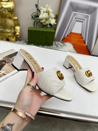 Gucci mid-heel slippers - Image 5