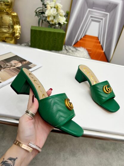 Gucci mid-heel slippers - Image 5