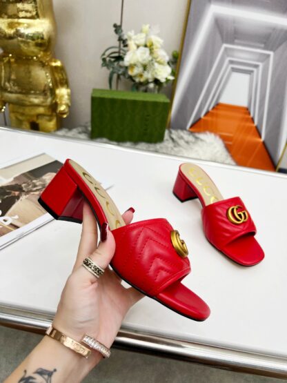 Gucci mid-heel slippers - Image 5