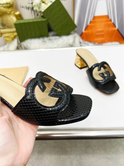 Gucci mid-heel slippers - Image 6