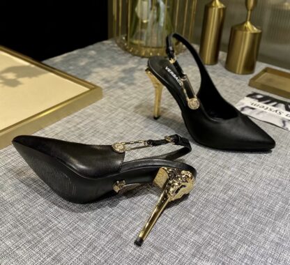 VERSACE SHOULDER HIGH HEEL SANDALS - Image 5