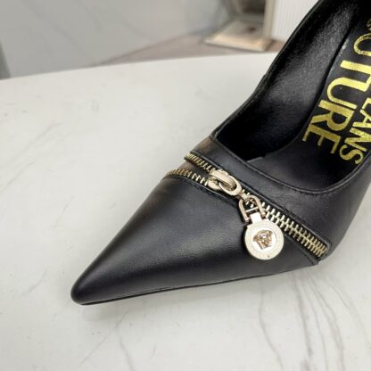 VERSACE Pointed Toe High Heels - Image 5