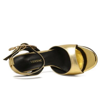 VERSACE elegant pin buckle new high heels - Image 5