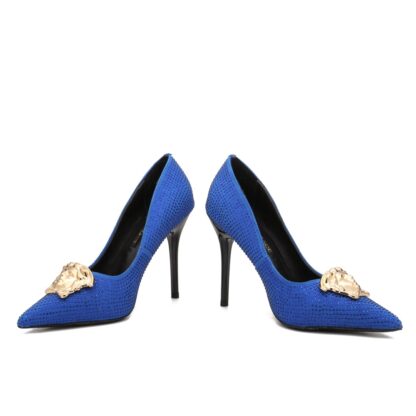 VERSACE Fashion Trend Hot Diamond High Heels - Image 5