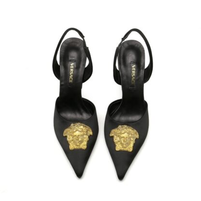 VERSACE Fashion Slingback High Heels - Image 5