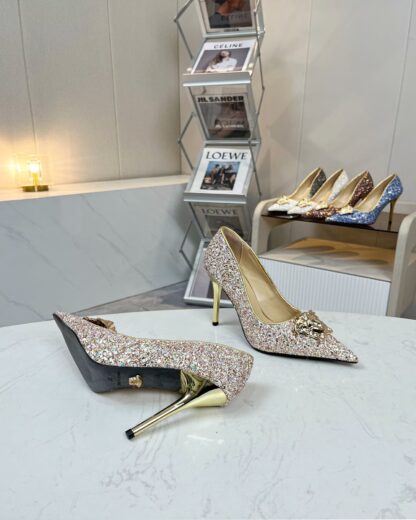 VERSACE stylish classic new style women's high heels - Image 5