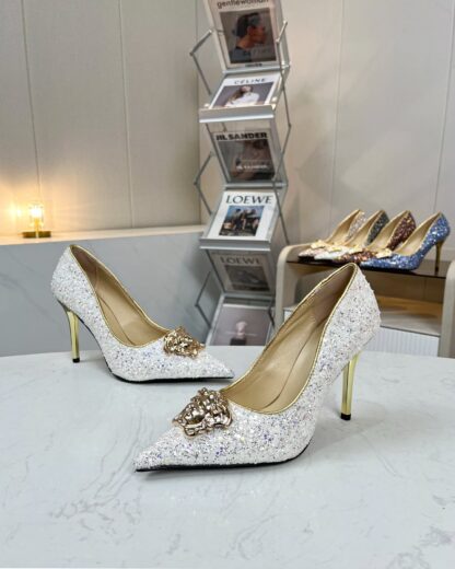 VERSACE stylish classic new style women's high heels - Image 5