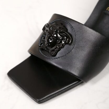 VERSACE New Open Toe High Heel Mules - Image 5