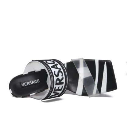 VERSACE new color matching high heel sandals - Image 5