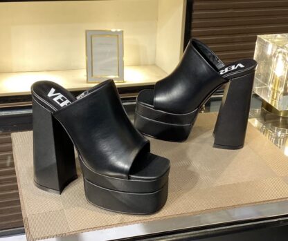 VERSACE stylish super high heel sandals high heels - Image 5