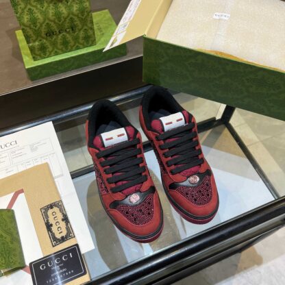 Gucci retro distressed elements, washed retro logo casual shoes on the tongue - Image 6