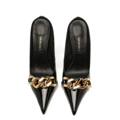 VERSACE Fashion Classic Chain High Heels - Image 5