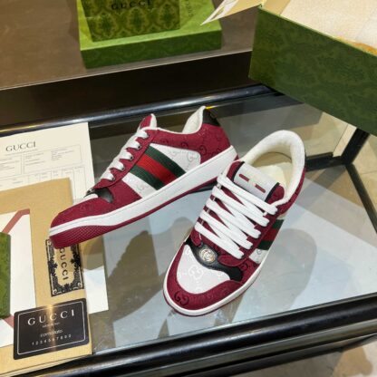 Gucci retro distressed elements, washed retro logo casual shoes on the tongue - Image 6