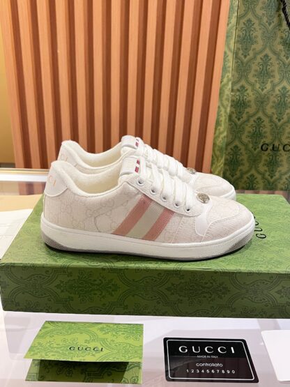Gucci retro distressed elements, washed retro logo casual shoes on the tongue - Image 6
