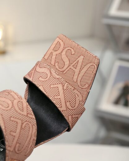 VERSACE New Open Toe High Heel Mules - Image 5