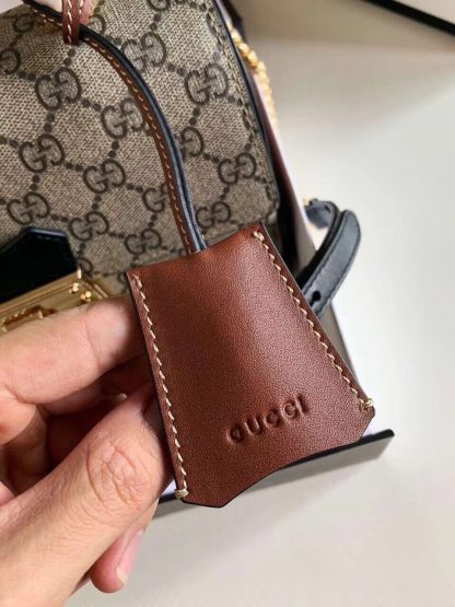 Gucci new Padlock series GG small bamboo silk print shoulder bag - Image 5