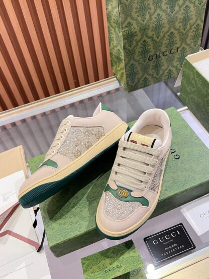 Gucci retro distressed elements, washed retro logo casual shoes on the tongue - Image 6
