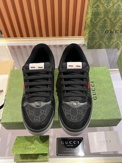 Gucci retro distressed elements, washed retro logo casual shoes on the tongue - Image 6
