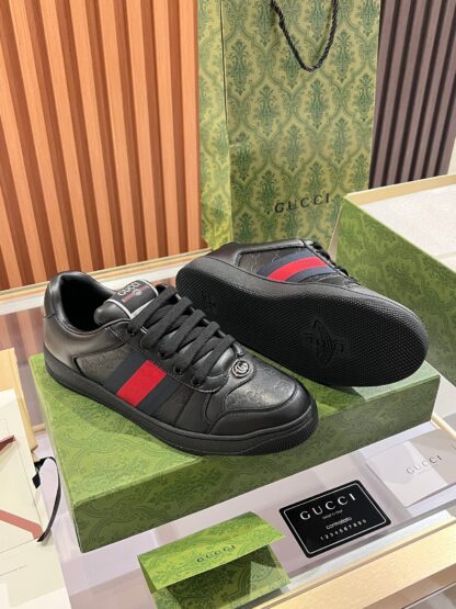 Gucci retro distressed elements, washed retro logo casual shoes on the tongue - Image 6