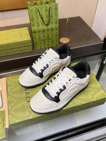 Gucci Early Spring Latest Hot 80 Couples Casual Retro Distressed White Shoes - Image 6