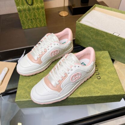 Gucci Early Spring Latest Hot 80 Couples Casual Retro Distressed White Shoes - Image 6