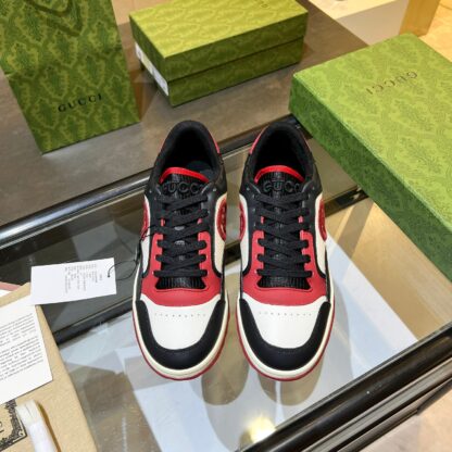 Gucci Early Spring Latest Hot 80 Couples Casual Retro Distressed White Shoes - Image 6