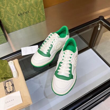Gucci Early Spring Latest Hot 80 Couples Casual Retro Distressed White Shoes - Image 6