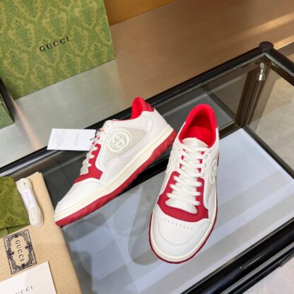 Gucci Early Spring Latest Hot 80 Couples Casual Retro Distressed White Shoes - Image 6