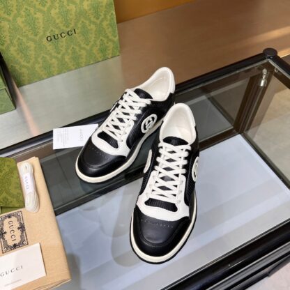 Gucci Early Spring Latest Hot 80 Couples Casual Retro Distressed White Shoes - Image 6