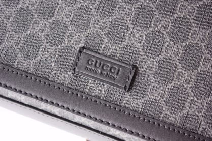 Gucci black and gray versatile shoulder bag - Image 5